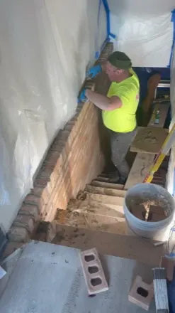 Video: Basement wall rebuild, Chicago
