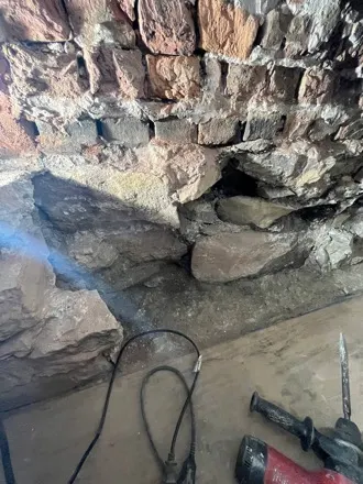 Basement wall rebuild, Chicago — photo 4