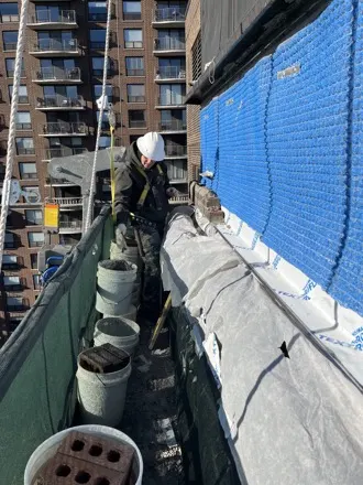 Gold Coast high-rise brick replacement, Chicago — photo 5