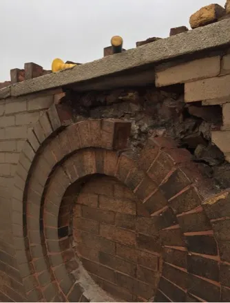 Historic landmark building restoration, 1421 S Milwaukee, Chicago — photo 2