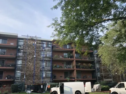 Prospect Heights masonry flashing restoration — photo 1
