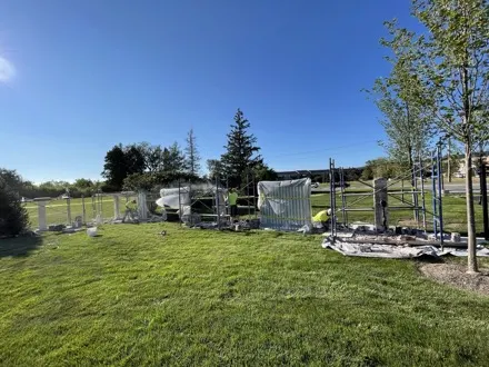 White Temple Glenview perimeter pillar restoration — photo 4