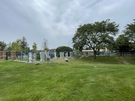 White Temple Glenview perimeter pillar restoration — photo 9