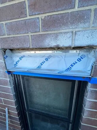 Window flashing installation, South Loop Chicago — photo 2