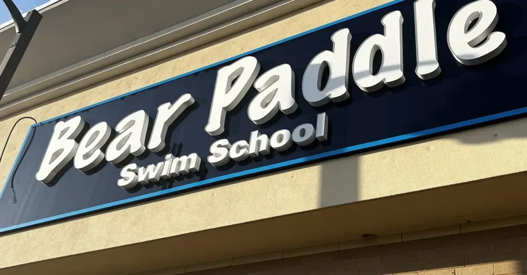 Bear Paddle Swim School Walls Construction