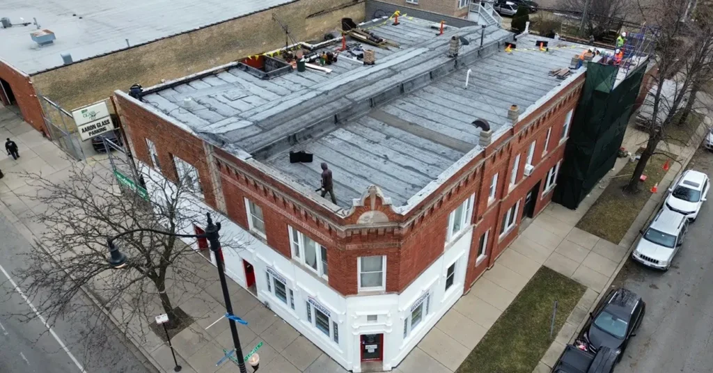 Rebuilding of Existing Masonry Parapet Walls to Roofline