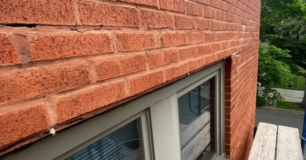 Red Brick Masonry Crack Repair