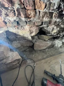 Basement wall rebuild, Chicago — photo 4