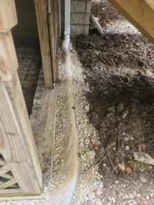 Foundation drain tile installation, South Loop Chicago — photo 11