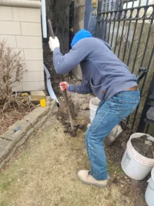 Foundation drain tile installation, South Loop Chicago — photo 7