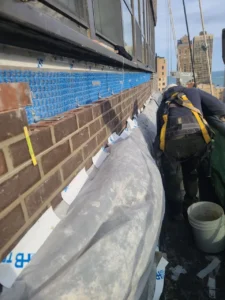 Gold Coast high-rise brick replacement, Chicago — photo 14