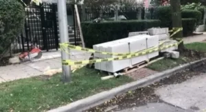 Video: Historic limestone front steps restoration, Chicago