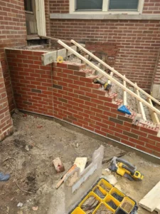 South Loop front steps limestone rebuild, Chicago — photo 6