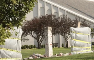 White Temple Glenview perimeter pillar restoration — photo 12