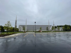 White Temple Glenview perimeter pillar restoration — photo 13