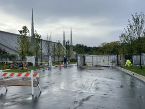 White Temple Glenview perimeter pillar restoration — photo 14