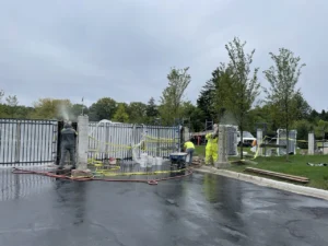 White Temple Glenview perimeter pillar restoration — photo 15