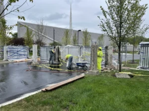 White Temple Glenview perimeter pillar restoration — photo 16