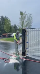 Video: White Temple Glenview perimeter pillar restoration
