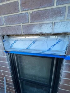 Window flashing installation, South Loop Chicago — photo 2